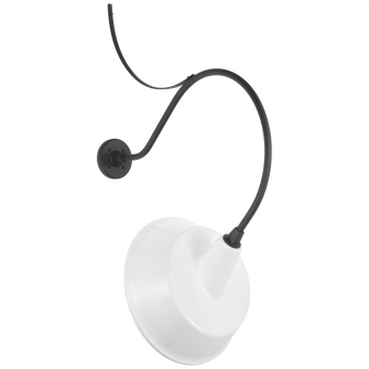 Academy 26.5'' Anchored Larrabee Barn Light (279|TOB 2806MBK/S4-WHT)