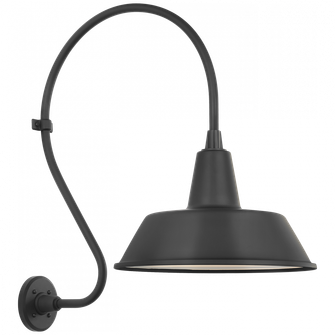 Academy 18'' Larrabee Barn Light (279|TOB 2805MBK/S2-MBK)