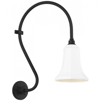 Academy 15'' Larrabee Barn Light (279|TOB 2804MBK/S8-WHT)