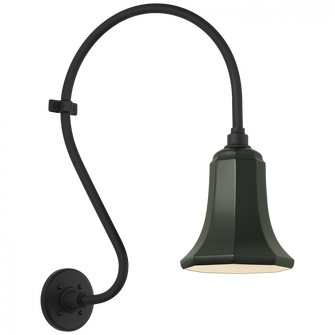 Academy 15'' Larrabee Barn Light (279|TOB 2804MBK/S8-G)