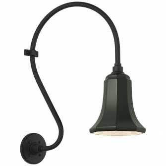 Academy 15'' Larrabee Barn Light (279|TOB 2804MBK/S8-G)