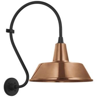 Academy 15'' Larrabee Barn Light (279|TOB 2804MBK/S2-SC)