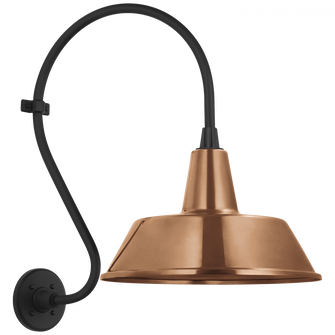 Academy 15'' Larrabee Barn Light (279|TOB 2804MBK/S2-SC)