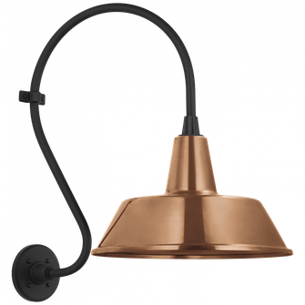 Academy 15'' Larrabee Barn Light (279|TOB 2804MBK/S2-SC)
