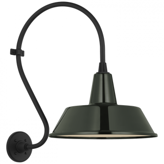 Academy 15'' Larrabee Barn Light (279|TOB 2804MBK/S2-G)