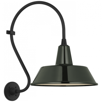 Academy 15'' Larrabee Barn Light (279|TOB 2804MBK/S2-G)