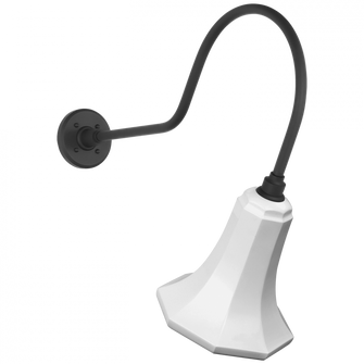 Academy 26'' Angled Flynn Barn Light (279|TOB 2803MBK/S9-WHT)