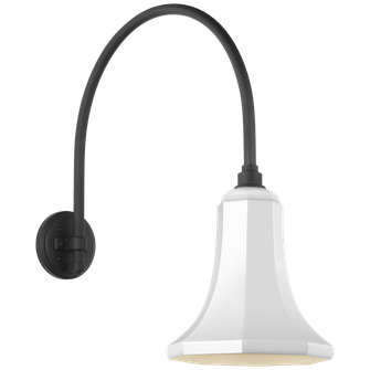 Academy 19.5'' Arched Mack Barn Light (279|TOB 2815MBK/S9-WHT)