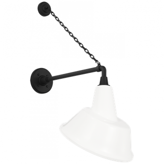 Academy 17.5'' Anchored Mack Barn Light (279|TOB 2813MBK/S3-WHT)