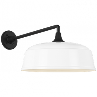 Academy 17.5'' Mack Barn Light (279|TOB 2812MBK/S7-WHT)