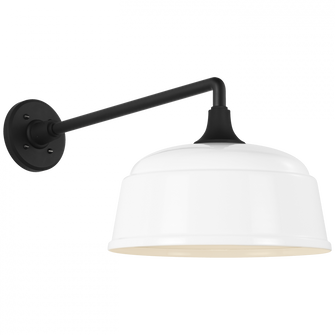 Academy 17.5'' Mack Barn Light (279|TOB 2812MBK/S6-WHT)
