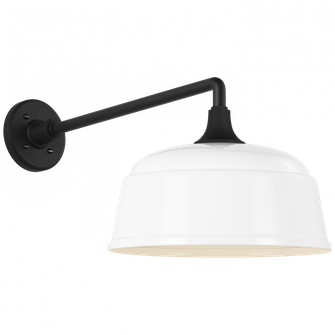 Academy 17.5'' Mack Barn Light (279|TOB 2812MBK/S6-WHT)