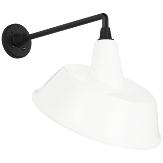Academy 17.5'' Mack Barn Light (279|TOB 2812MBK/S4-WHT)