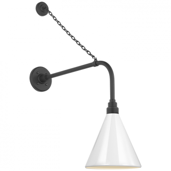 Academy 20'' Anchored Rex Barn Light (279|TOB 2810MBK/S10-WHT)