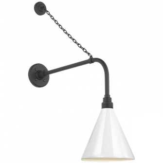 Academy 20'' Anchored Rex Barn Light (279|TOB 2810MBK/S10-WHT)