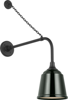 Academy 20'' Anchored Rex Barn Light in Matte Black with 8'' Green Rockhouse Shade (279|TOB 2810MBK/S5-G)