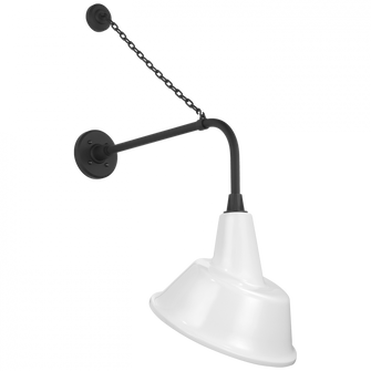 Academy 20'' Anchored Rex Barn Light (279|TOB 2810MBK/S3-WHT)