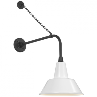 Academy 20'' Anchored Rex Barn Light (279|TOB 2810MBK/S1-WHT)