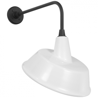 Academy 20'' Rex Barn Light (279|TOB 2809MBK/S4-WHT)