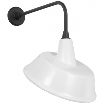 Academy 20'' Rex Barn Light (279|TOB 2809MBK/S4-WHT)