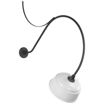 Academy 36'' Anchored Larrabee Barn Light (279|TOB 2807MBK/S6-WHT)