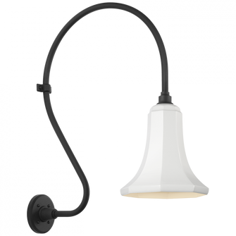 Academy 18'' Larrabee Barn Light (279|TOB 2805MBK/S9-WHT)