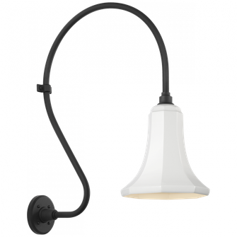 Academy 18'' Larrabee Barn Light (279|TOB 2805MBK/S9-WHT)