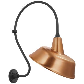 Academy 18'' Larrabee Barn Light (279|TOB 2805MBK/S4-SC)