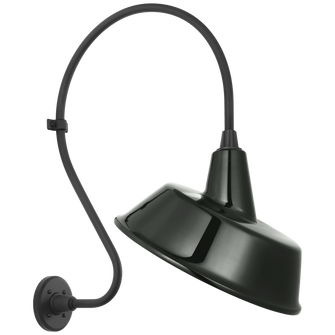 Academy 18'' Larrabee Barn Light (279|TOB 2805MBK/S4-G)