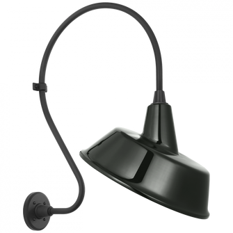 Academy 18'' Larrabee Barn Light (279|TOB 2805MBK/S4-G)