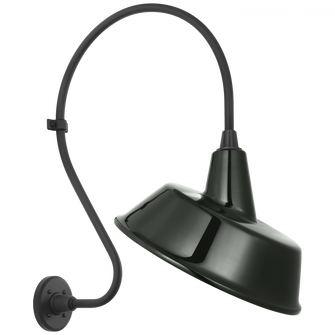 Academy 18'' Larrabee Barn Light (279|TOB 2805MBK/S4-G)