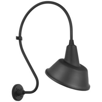 Academy 18'' Larrabee Barn Light (279|TOB 2805MBK/S3-MBK)