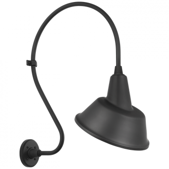 Academy 18'' Larrabee Barn Light (279|TOB 2805MBK/S3-MBK)