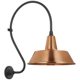 Academy 18'' Larrabee Barn Light (279|TOB 2805MBK/S2-SC)