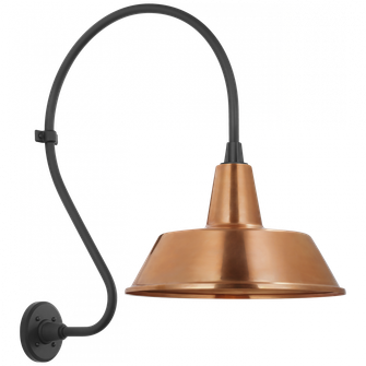 Academy 18'' Larrabee Barn Light (279|TOB 2805MBK/S2-SC)