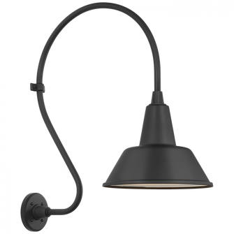 Academy 18'' Larrabee Barn Light (279|TOB 2805MBK/S1-MBK)