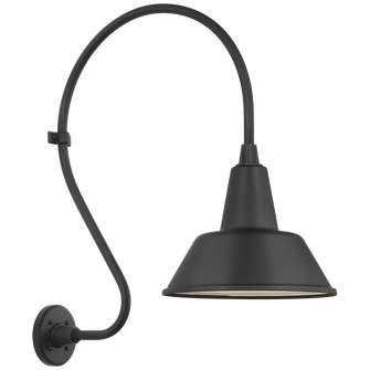 Academy 18'' Larrabee Barn Light (279|TOB 2805MBK/S1-MBK)