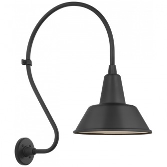 Academy 18'' Larrabee Barn Light (279|TOB 2805MBK/S1-MBK)