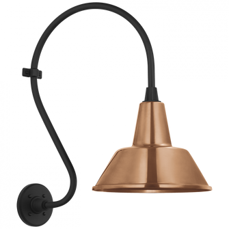 Academy 15'' Larrabee Barn Light (279|TOB 2804MBK/S1-SC)