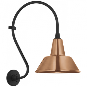Academy 15'' Larrabee Barn Light (279|TOB 2804MBK/S1-SC)