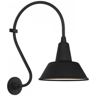 Academy 15'' Larrabee Barn Light (279|TOB 2804MBK/S1-MBK)