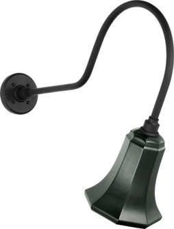 Academy 26'' Angled Flynn Barn Light in Matte Black with 7.5'' Green Savannah Shade (279|TOB 2803MBK/S8-G)