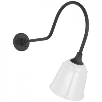 Academy 26'' Angled Flynn Barn Light (279|TOB 2803MBK/S5-WHT)