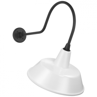 Academy 26'' Angled Flynn Barn Light (279|TOB 2803MBK/S2-WHT)