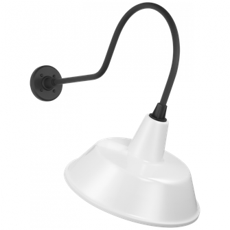 Academy 26'' Angled Flynn Barn Light (279|TOB 2803MBK/S2-WHT)