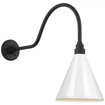 Academy 23'' Flynn Barn Light (279|TOB 2802MBK/S10-WHT)