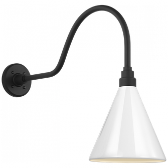 Academy 23'' Flynn Barn Light (279|TOB 2802MBK/S10-WHT)
