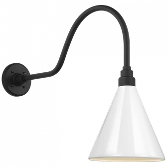 Academy 23'' Flynn Barn Light (279|TOB 2802MBK/S10-WHT)