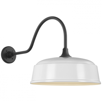 Academy 23'' Flynn Barn Light (279|TOB 2802MBK/S7-WHT)
