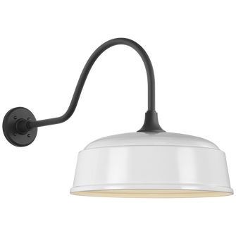 Academy 23'' Flynn Barn Light (279|TOB 2802MBK/S7-WHT)